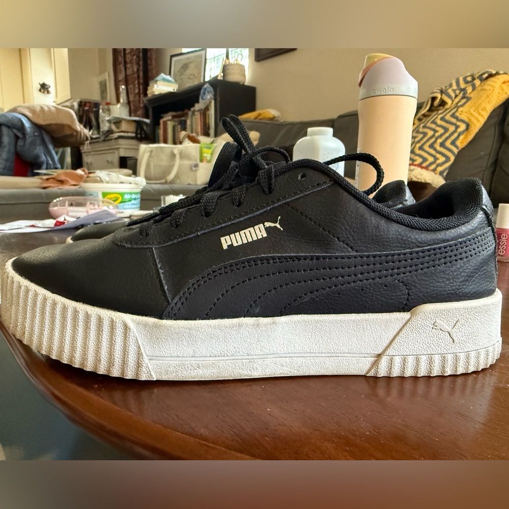 Puma Black and White Sneakers